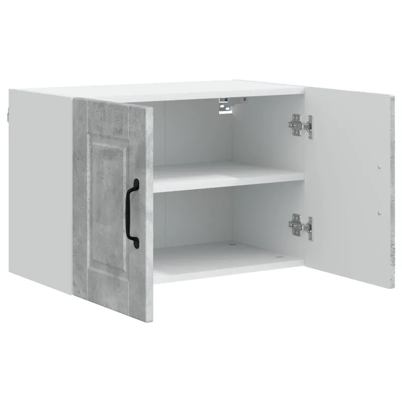 Sieninė spintelė PORTO 2 pcs Betono pilka 60 x 31 x 40 cm