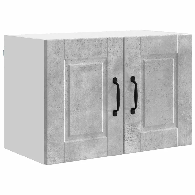 Sieninė spintelė PORTO 2 pcs Betono pilka 60 x 31 x 40 cm