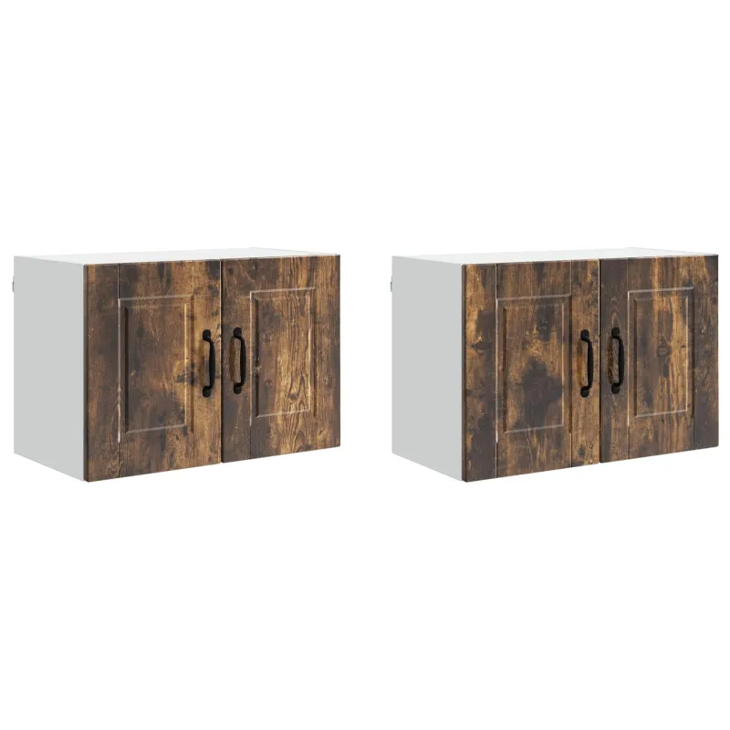 Sieninė spintelė PORTO 2 pcs Rūkyta ąžuolas 60 x 31 x 40 cm