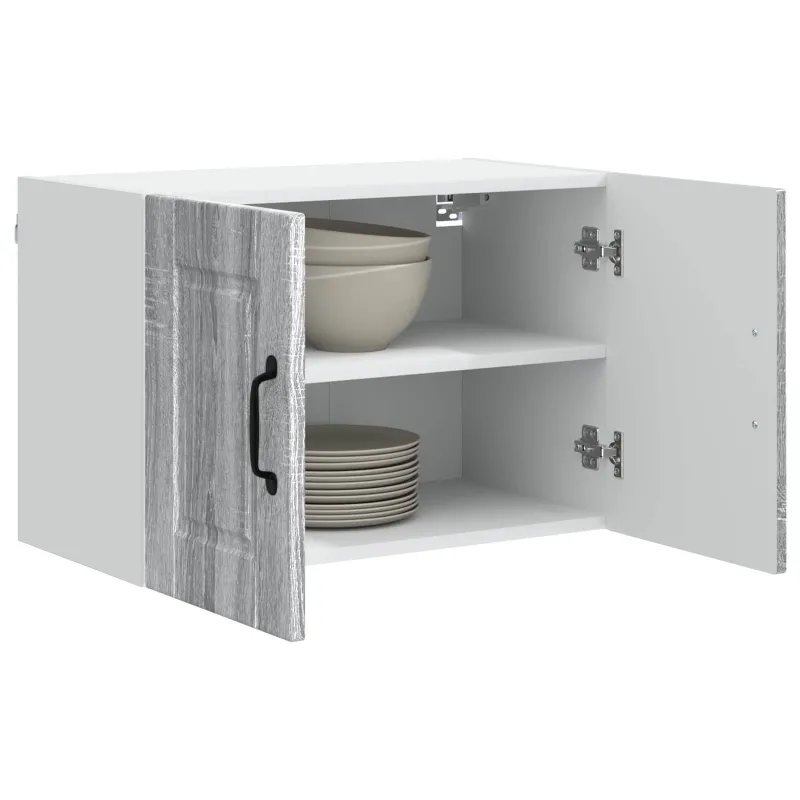 Sieninė spintelė PORTO 2 pcs Pilkas Sonoma 60 x 31 x 40 cm