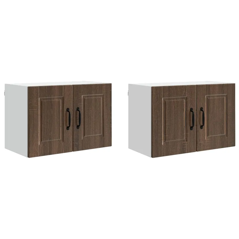 Sieninė spintelė PORTO 2 pcs Rudas ąžuolas 60 x 31 x 40 cm