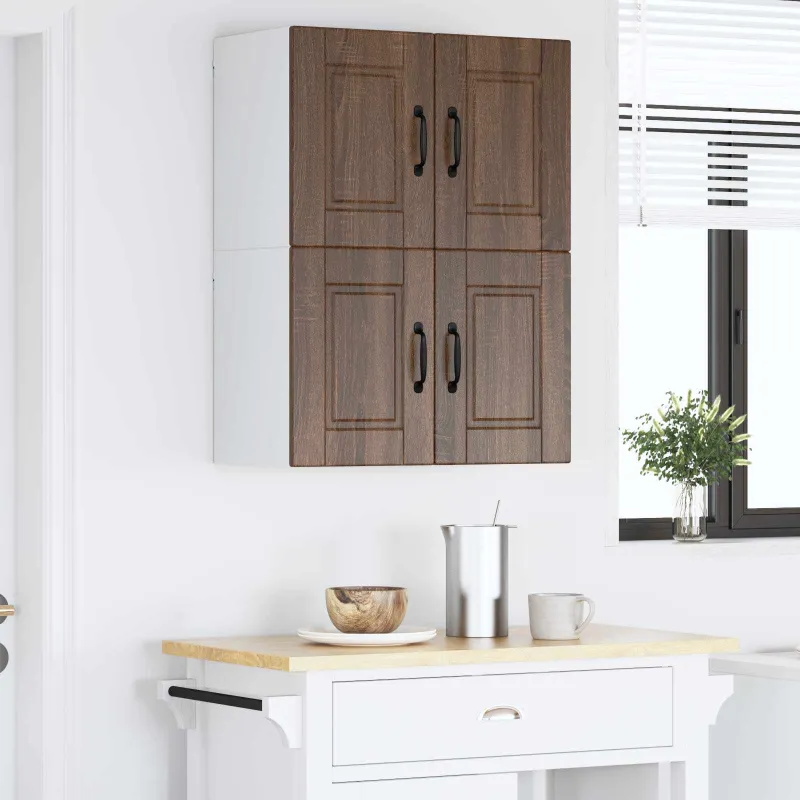 Sieninė spintelė PORTO 2 pcs Rudas ąžuolas 60 x 31 x 40 cm