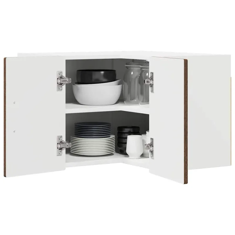 Sieninis kampinis kabinetas PORTO Rudas ąžuolas 57 x 57 x 40 cm