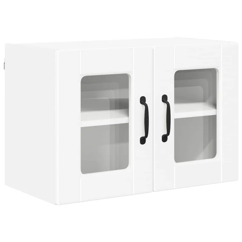 Sieninis stiklinis kabinetas PORTO Balta 60 x 31 x 40 cm
