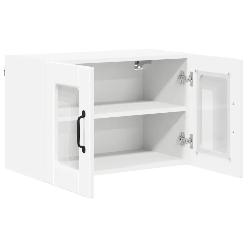 Sieninis stiklinis kabinetas PORTO Balta 60 x 31 x 40 cm