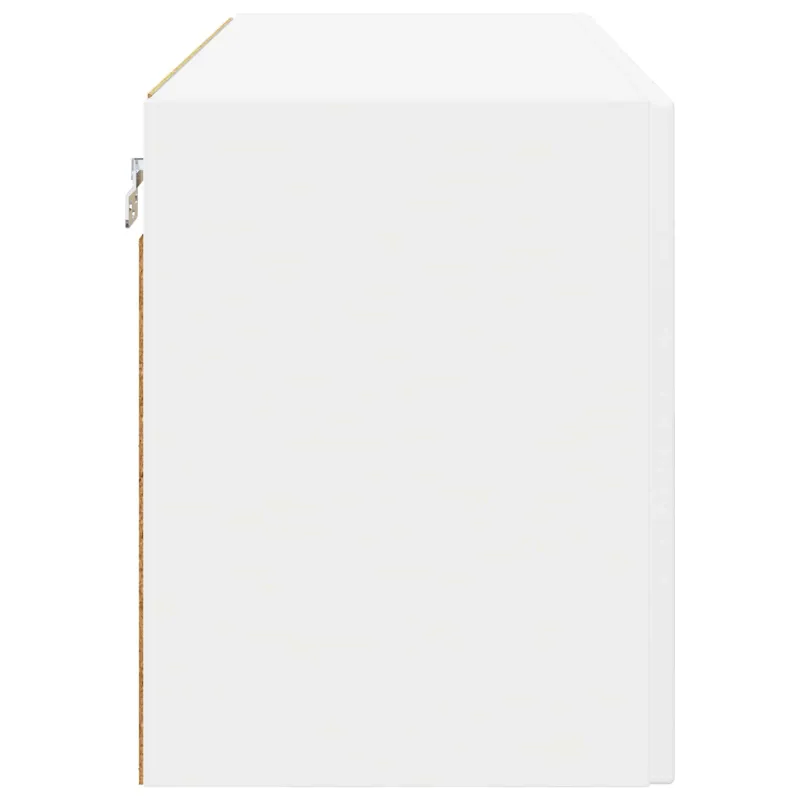 Sieninis stiklinis kabinetas PORTO 2 pcs Balta 60 x 31 x 40 cm
