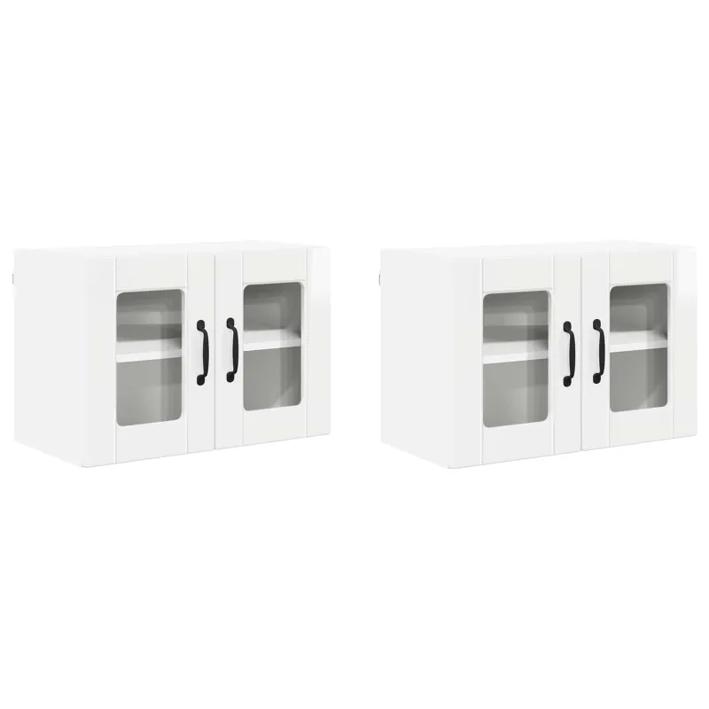 Sieninis stiklinis kabinetas PORTO 2 pcs