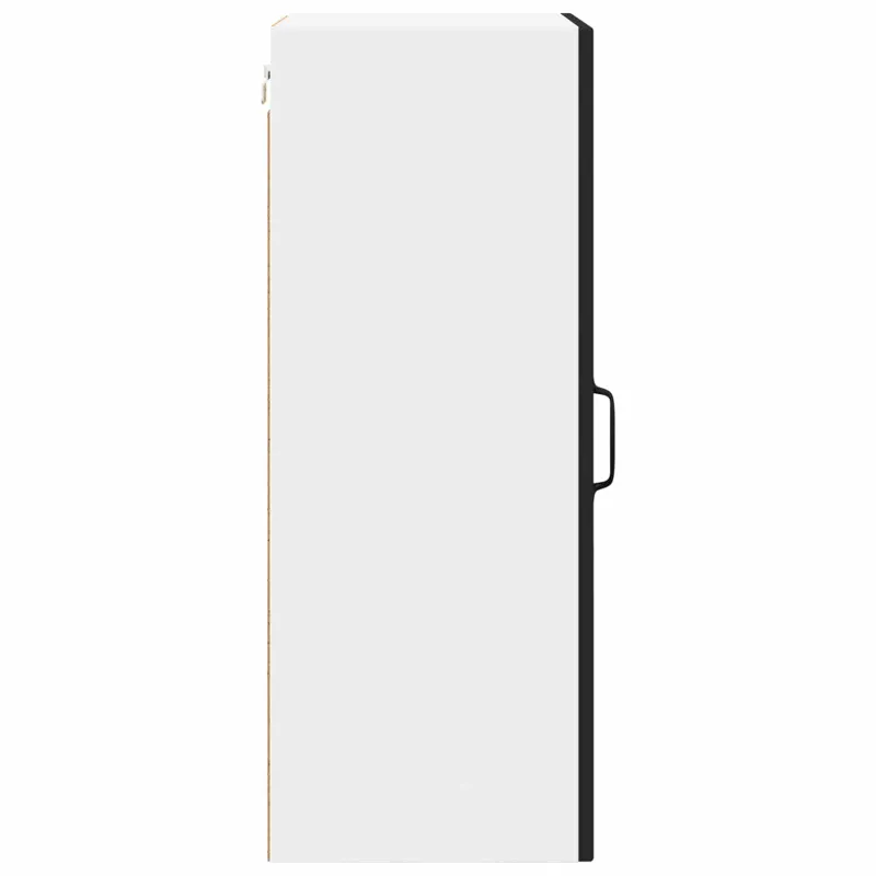 Sieninis stiklinis kabinetas PORTO Juoda 40 x 31 x 80 cm