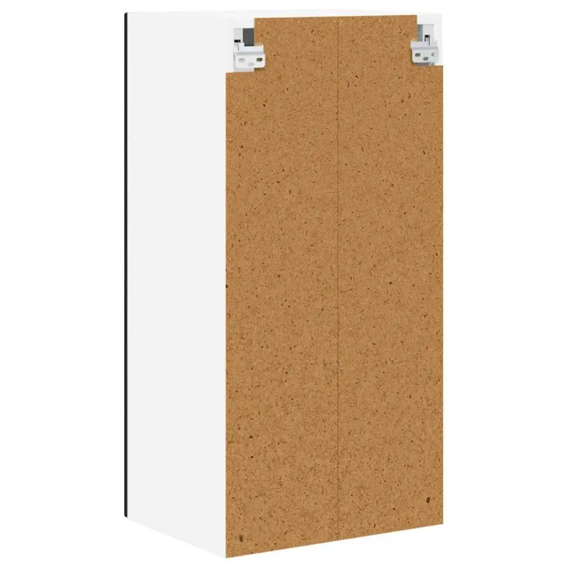 Sieninis stiklo kabinetas PORTO 2 pcs Juoda 40 x 31 x 80 cm
