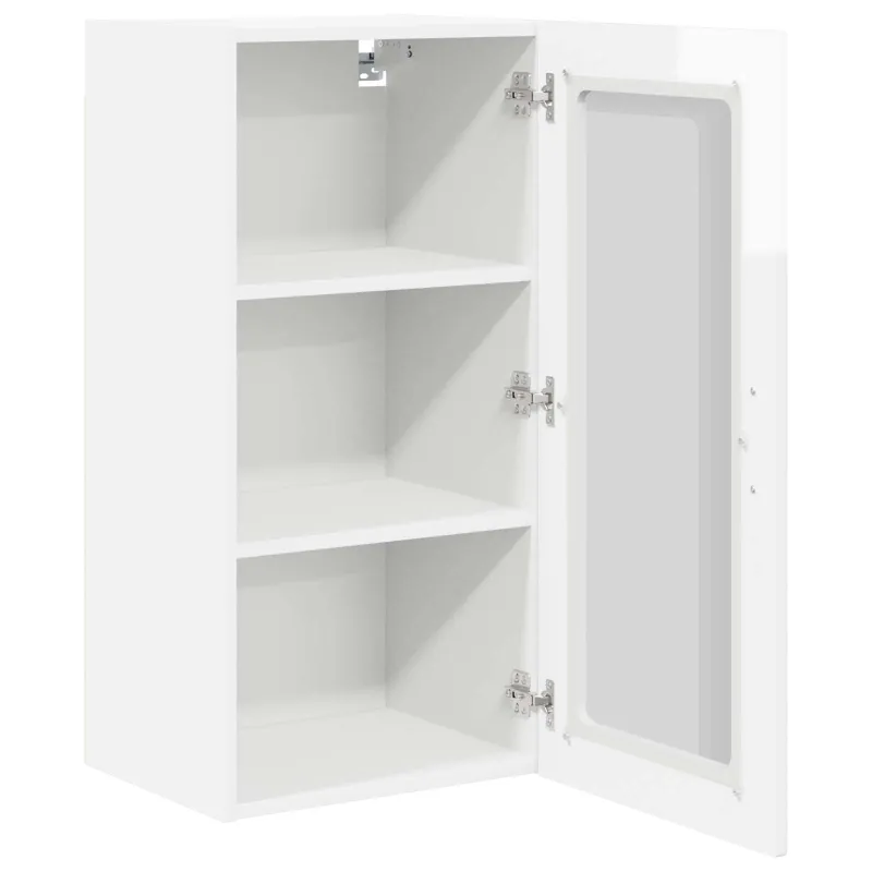 Sieninis stiklinis kabinetas PORTO 2 pcs