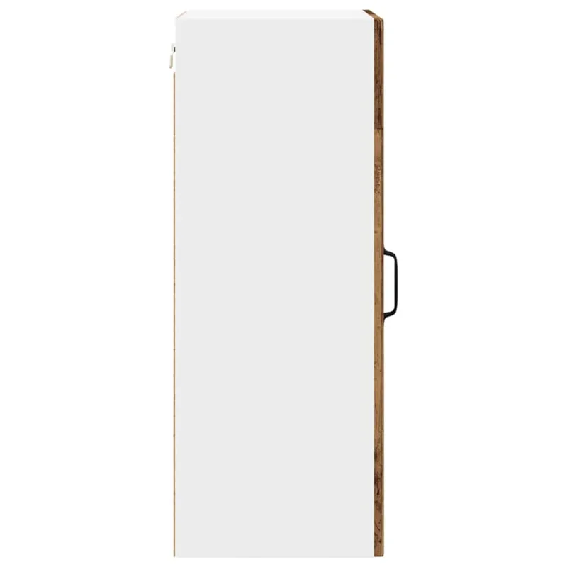 Sieninis stiklinis kabinetas PORTO Senas medis 40 x 31 x 80 cm