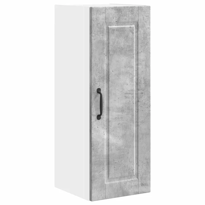 Sieninė spintelė PORTO 2 pcs Betono pilka 30 x 31 x 80 cm