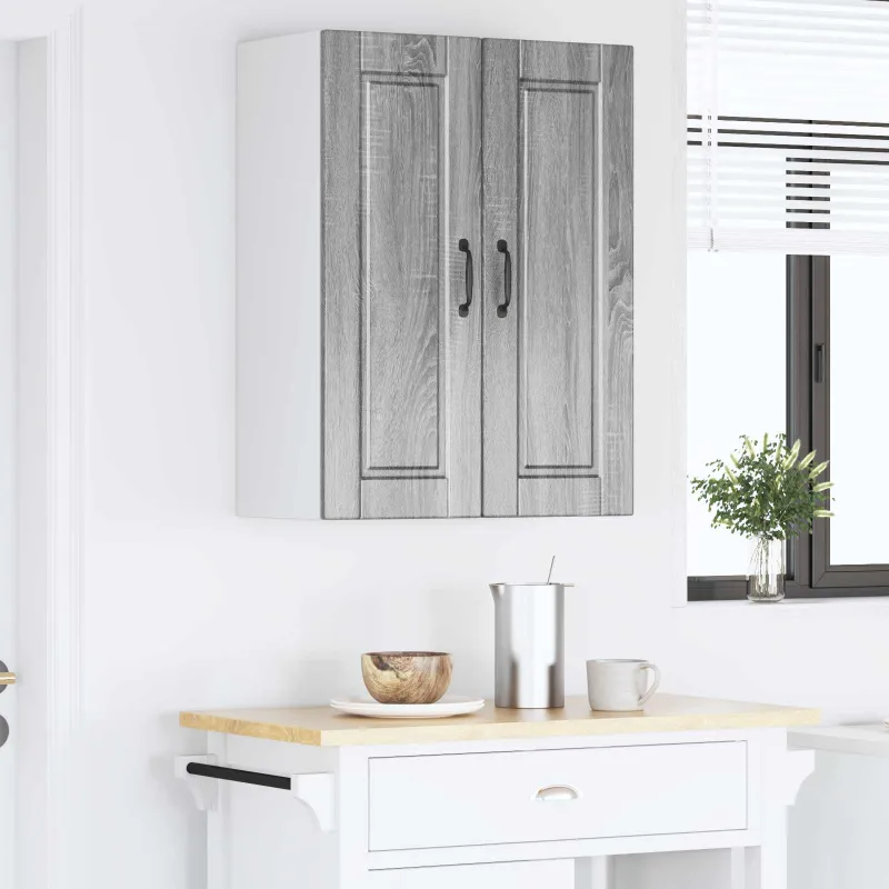 Sieninė spintelė PORTO 2 pcs Pilkas Sonoma 30 x 31 x 80 cm