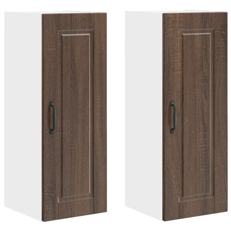 Sieninė spintelė PORTO 2 pcs Rudas ąžuolas 30 x 31 x 80 cm