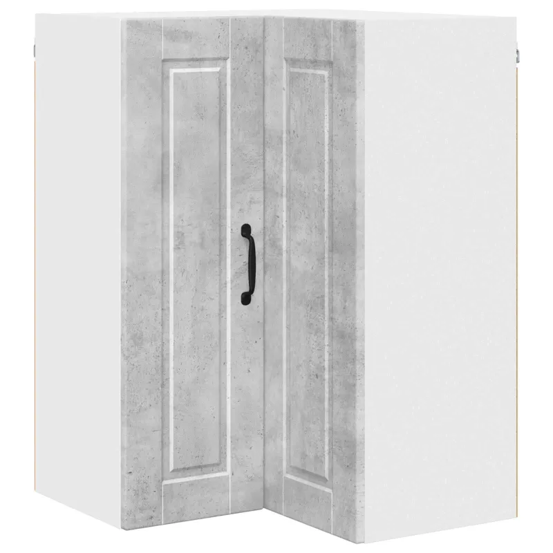 Sieninis kampinis kabinetas PORTO Betono pilka 57 x 57 x 80 cm