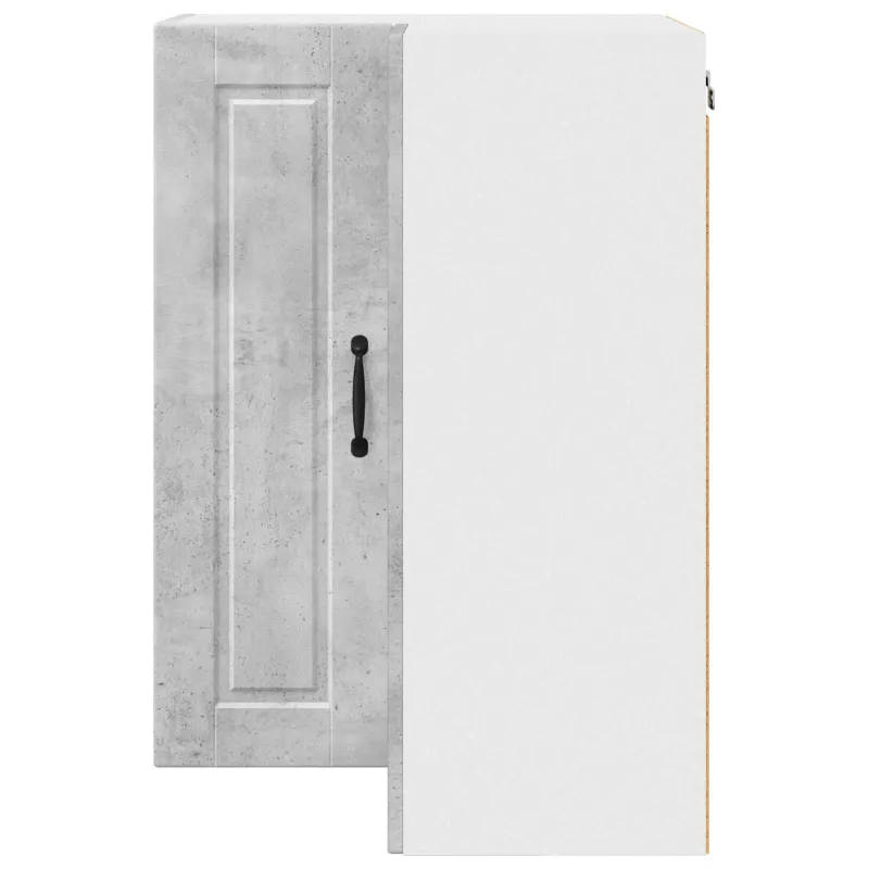 Sieninis kampinis kabinetas PORTO Betono pilka 57 x 57 x 80 cm