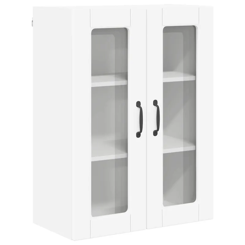 Sieninis stiklinis kabinetas PORTO Balta 60 x 31 x 80 cm