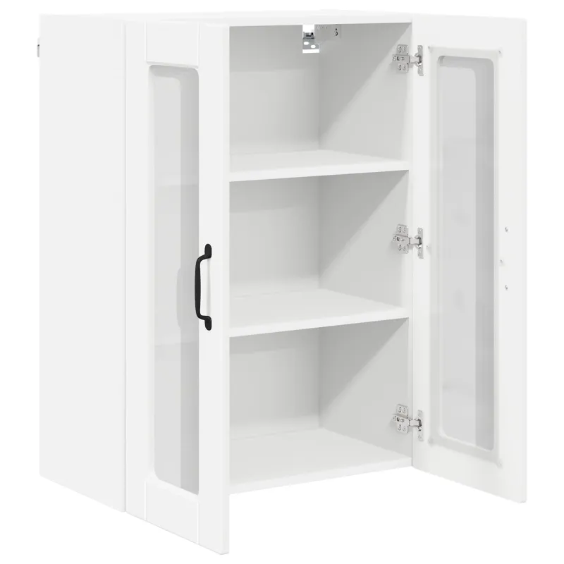 Sieninis stiklinis kabinetas PORTO Balta 60 x 31 x 80 cm
