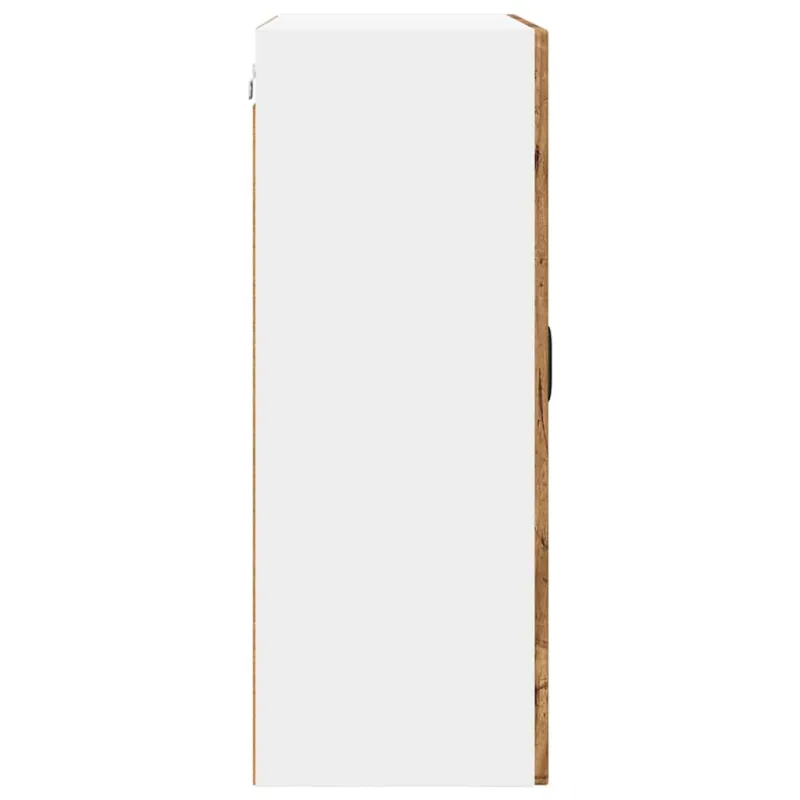 Sieninis stiklinis kabinetas PORTO Senas medis 60 x 31 x 80 cm