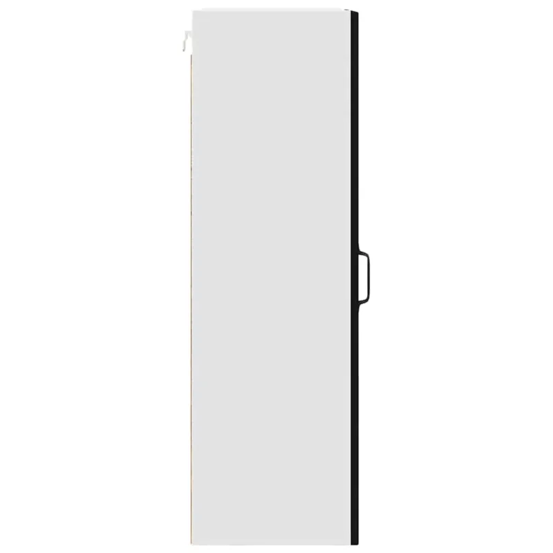Sieninis stiklinis kabinetas PORTO Juoda 40 x 31 x 100 cm