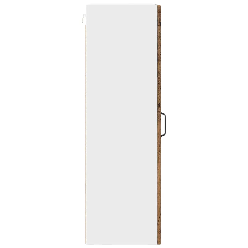 Sieninis stiklinis kabinetas PORTO Senas medis 40 x 31 x 100 cm