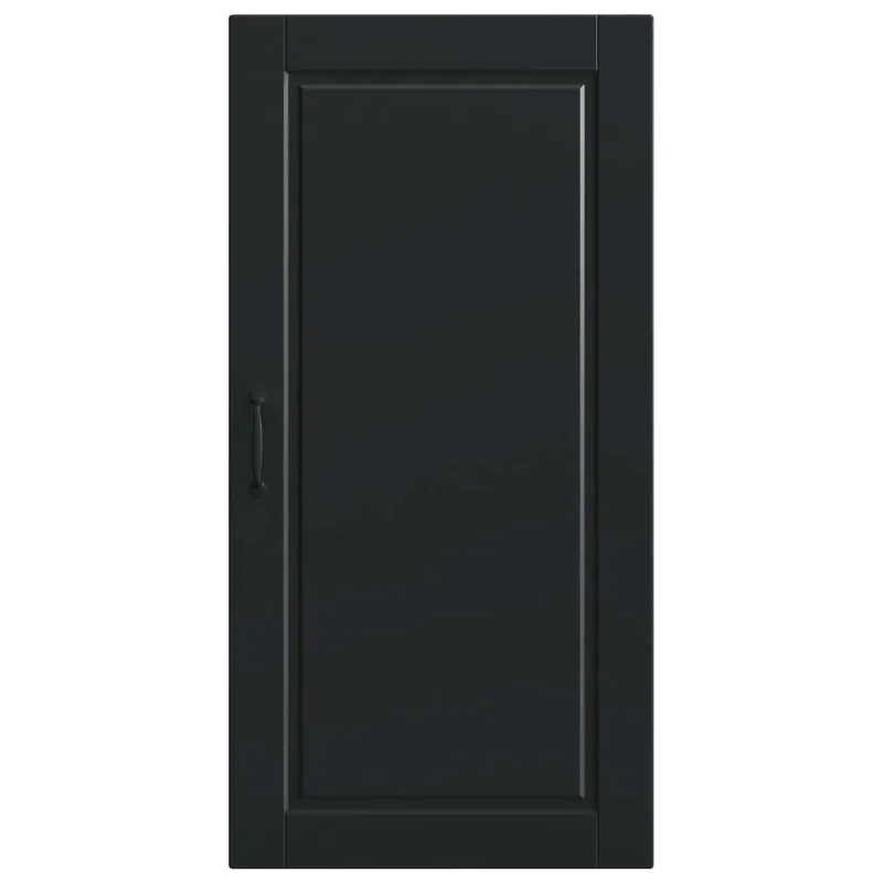 Sieninė spintelė PORTO Juoda 50 x 31 x 100 cm Apdirbta mediena