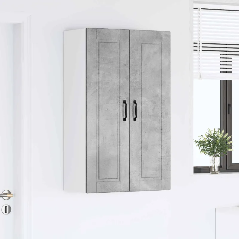 Sieninė spintelė PORTO Betono pilka 60 x 31 x 100 cm
