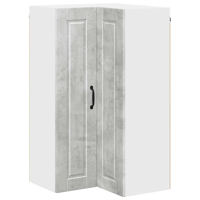 Sieninis kampinis kabinetas PORTO Betono pilka 57 x 57 x 100 cm