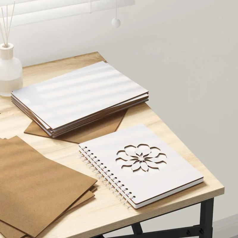 Dekoratyvinės Panelės 150 pcs Balta 15 x 21 x 0.27 cm