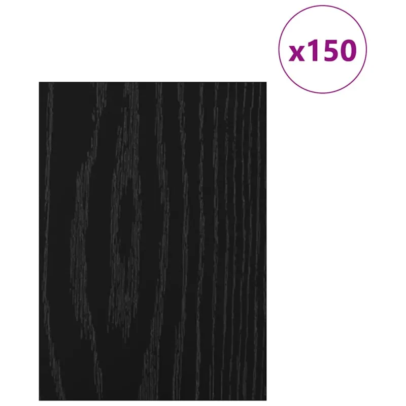 Dekoratyvinės Panelės 150 pcs Juodas ąžuolas 15 x 21 x 0.27 cm