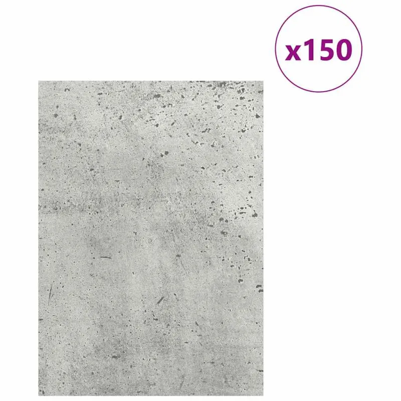 Dekoratyvinės Panelės 150 pcs Betono pilka 15 x 21 x 0.27 cm