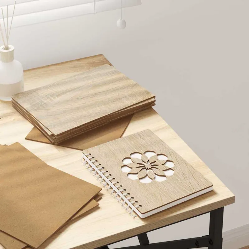 Dekoratyvinės Panelės 12 pcs Sonoma ąžuolas 21 x 30 x 0,27 cm