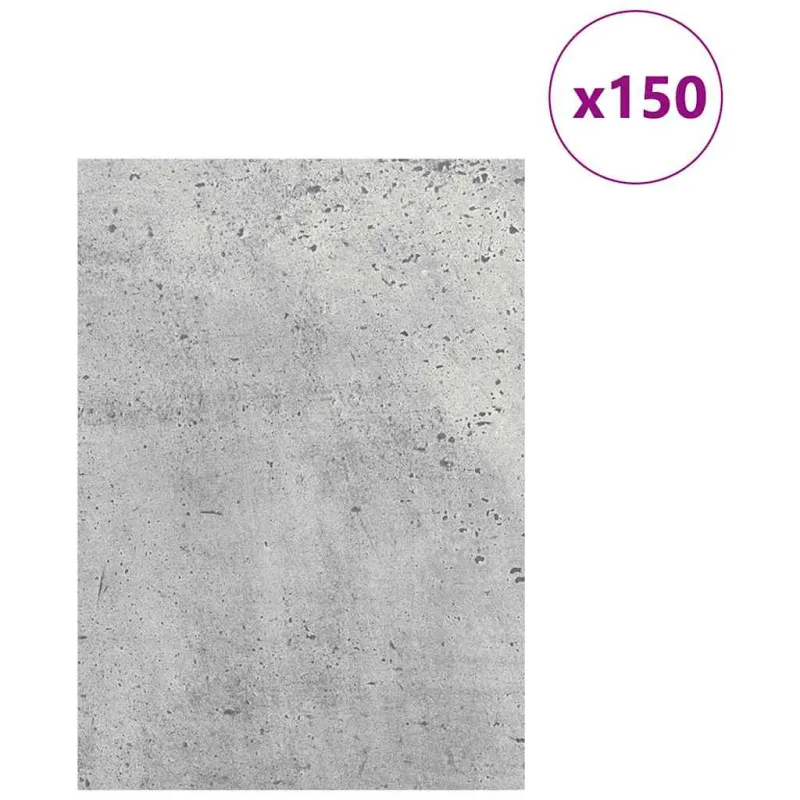 Dekoratyvinės Panelės 150 pcs Betono pilka 21 x 30 x 0,27 cm