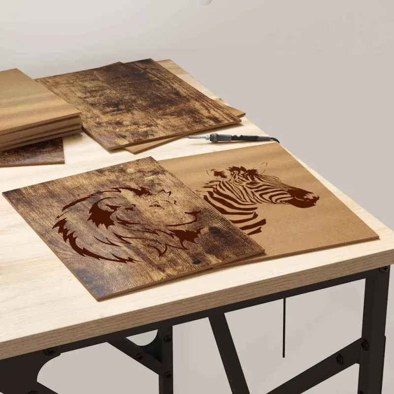 Dekoratyvinės Panelės 150 pcs Rūkyta ąžuolas 21 x 30 x 0,27 cm