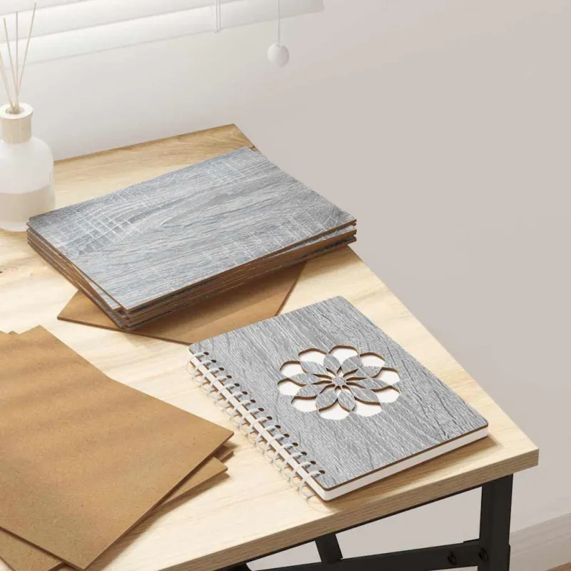 Dekoratyvinės Panelės 12 pcs Pilkas Sonoma 21 x 30 x 0,27 cm