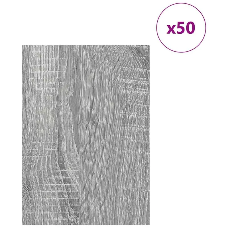 Dekoratyvinės Panelės 50 pcs Pilkas Sonoma 21 x 30 x 0,27 cm