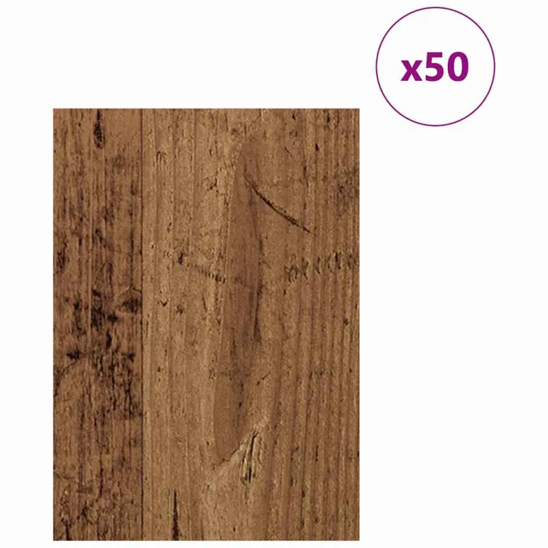 Dekoratyvinės Panelės 50 pcs Senas medis 21 x 30 x 0,27 cm