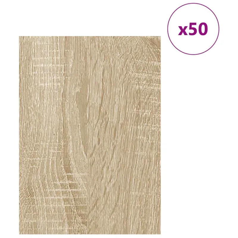 Dekoratyvinės Panelės 50 pcs Sonoma ąžuolas 30 x 42 x 0.27 cm