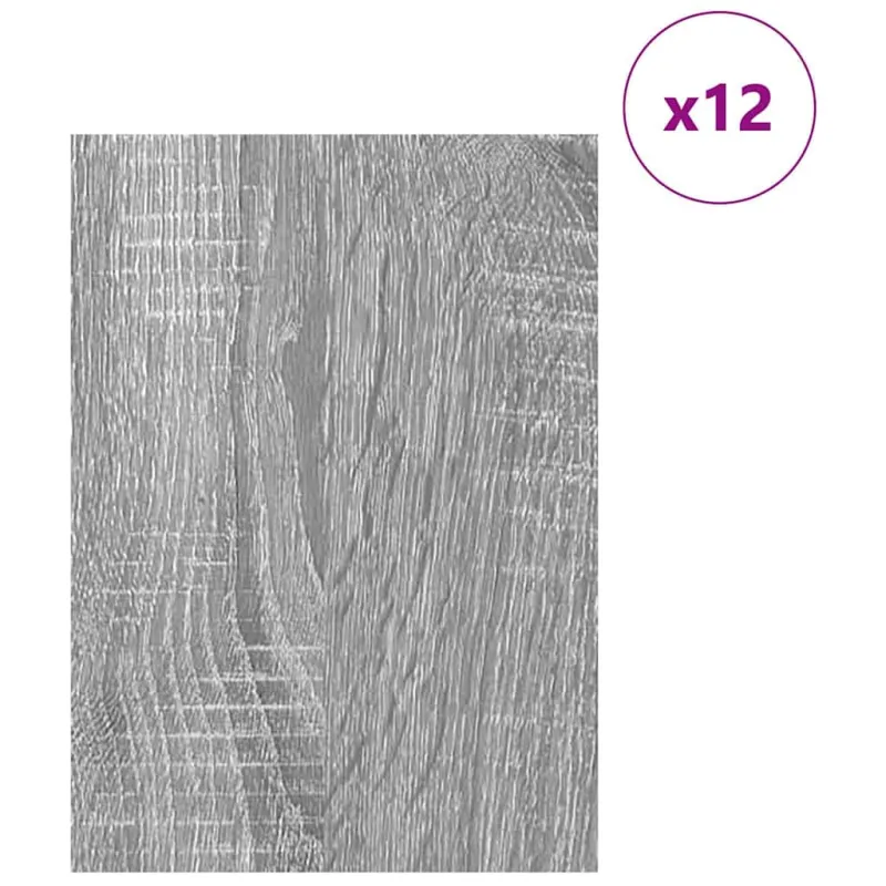 Dekoratyvinės Panelės 12 pcs Pilkas Sonoma 30 x 42 x 0.27 cm