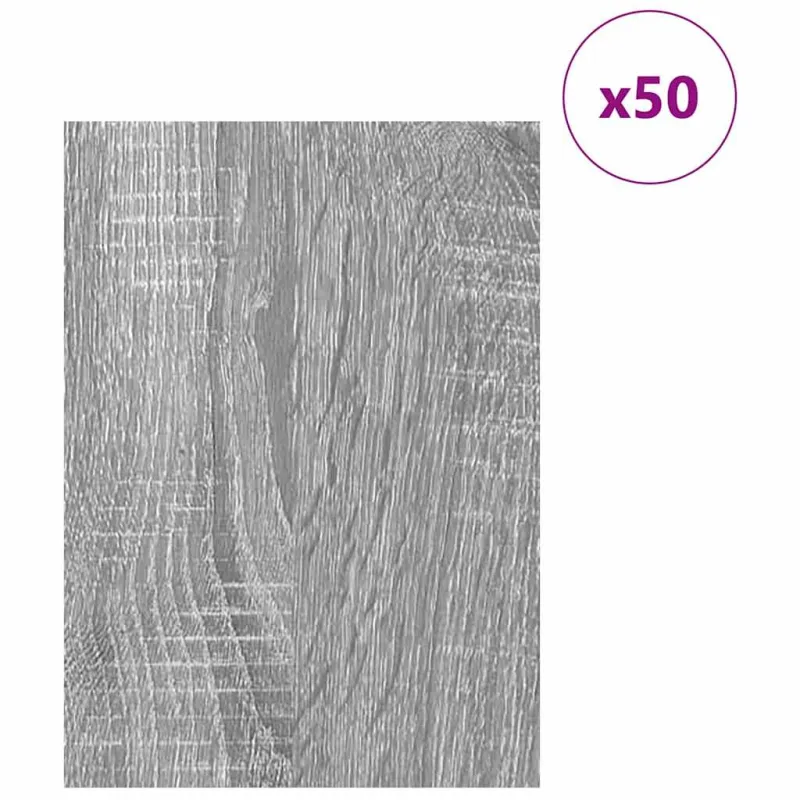 Dekoratyvinės Panelės 50 pcs Pilkas Sonoma 30 x 42 x 0.27 cm