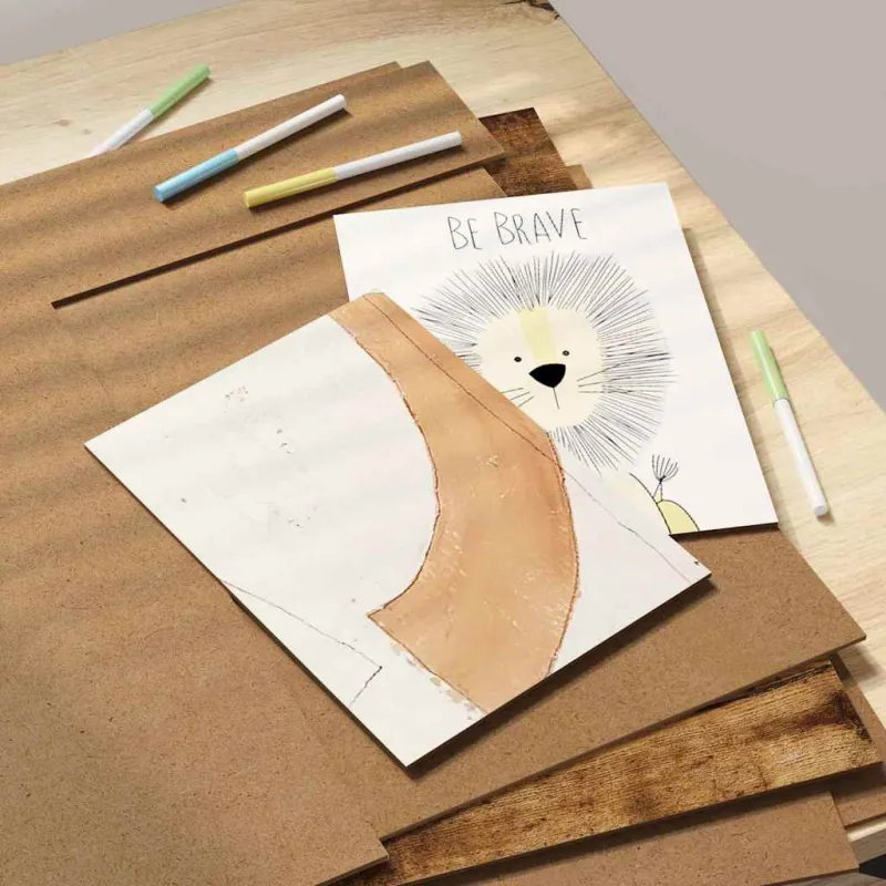 Dekoratyvinės Panelės 50 pcs Rūkyta ąžuolas 40 x 60 x 0.27 cm