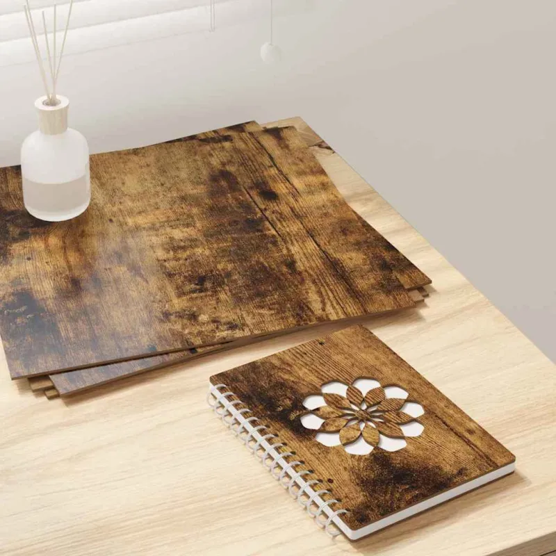 Dekoratyvinės Panelės 50 pcs Rūkyta ąžuolas 30 x 30 x 0.27 cm