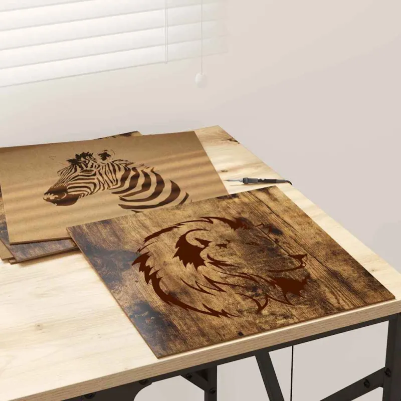 Dekoratyvinės Panelės 50 pcs Rūkyta ąžuolas 30 x 30 x 0.27 cm