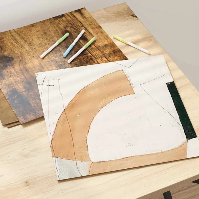 Dekoratyvinės Panelės 50 pcs Rūkyta ąžuolas 30 x 30 x 0.27 cm