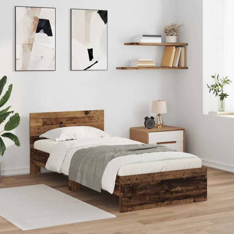 Lovos rėmas Senovinis medis 100 x 200 cm Apdirbta mediena