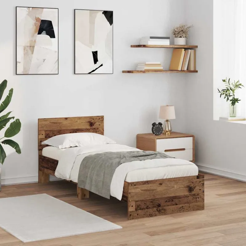 Lovos rėmas Senovinis medis 75 x 190 cm Apdirbta mediena