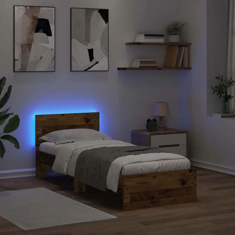 Lovos rėmas Senovinis medis 75 x 190 cm Apdirbta mediena