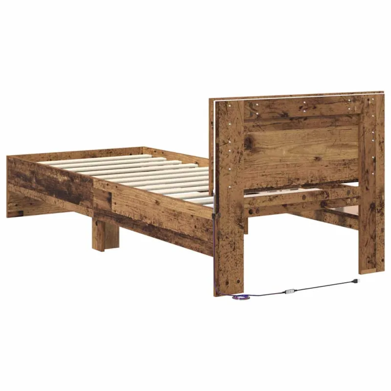 Lovos rėmas Senovinis medis 75 x 190 cm Apdirbta mediena