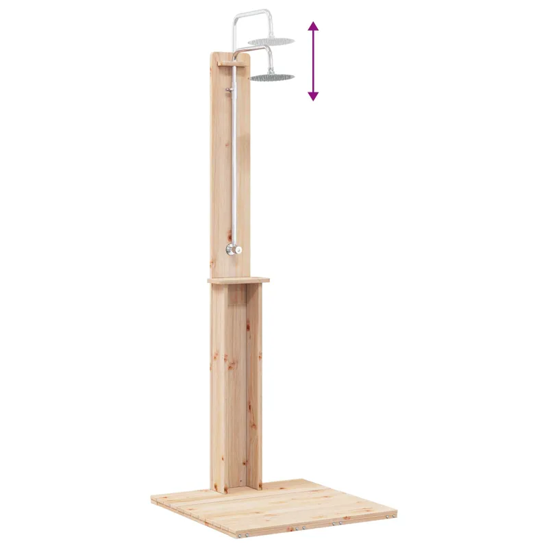 Lauko dušas 206 cm Natūrali