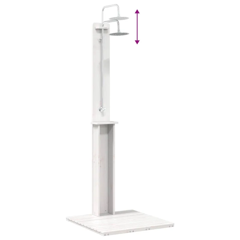 Lauko dušas 206 cm Balta